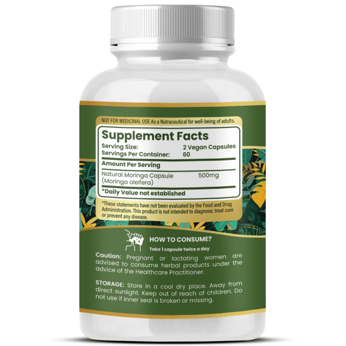 Zolence® Moringa 60 Caps L Moringa - Image 3