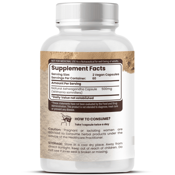Zolence®Ashwagandha 60 Caps L Ashwagandha - Image 2