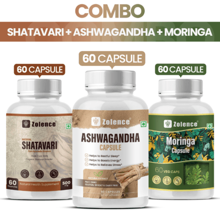 Ashwagandha, Moringa and Shatavari Combo