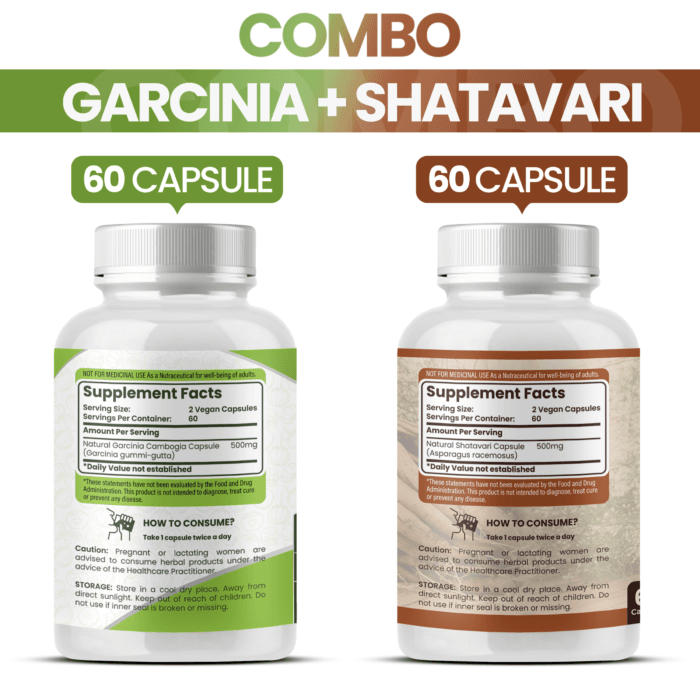 Garcinia Cambogia and Shatavari Combo - Image 3