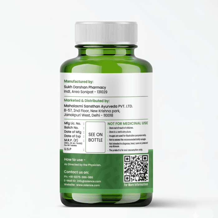 Calcium Tablet label