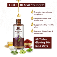 kumkumadi oil visible