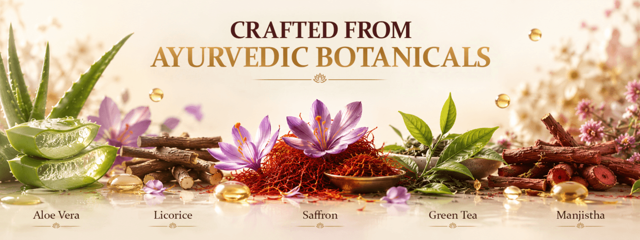 Crafted from Ayurvedic Botanics