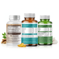 Omega 3 + Calcium + Ashwagandha Combo