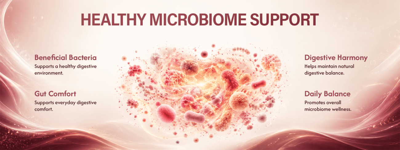 healthy microbiome support