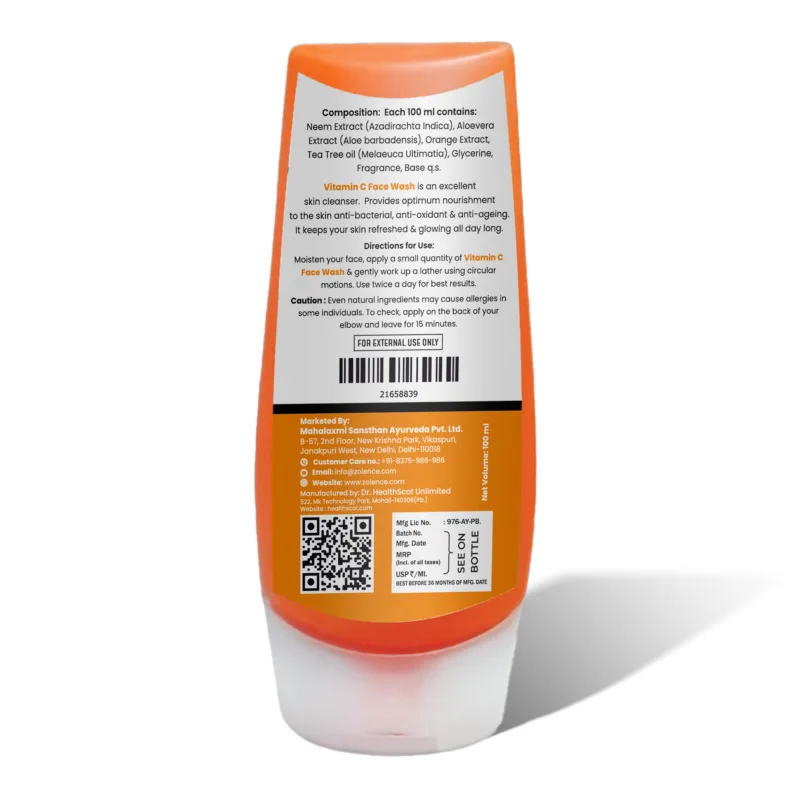 Vitamin C Face Wash batch